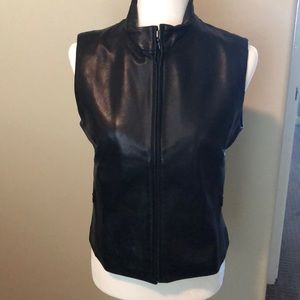 Jones New York Leather Vest